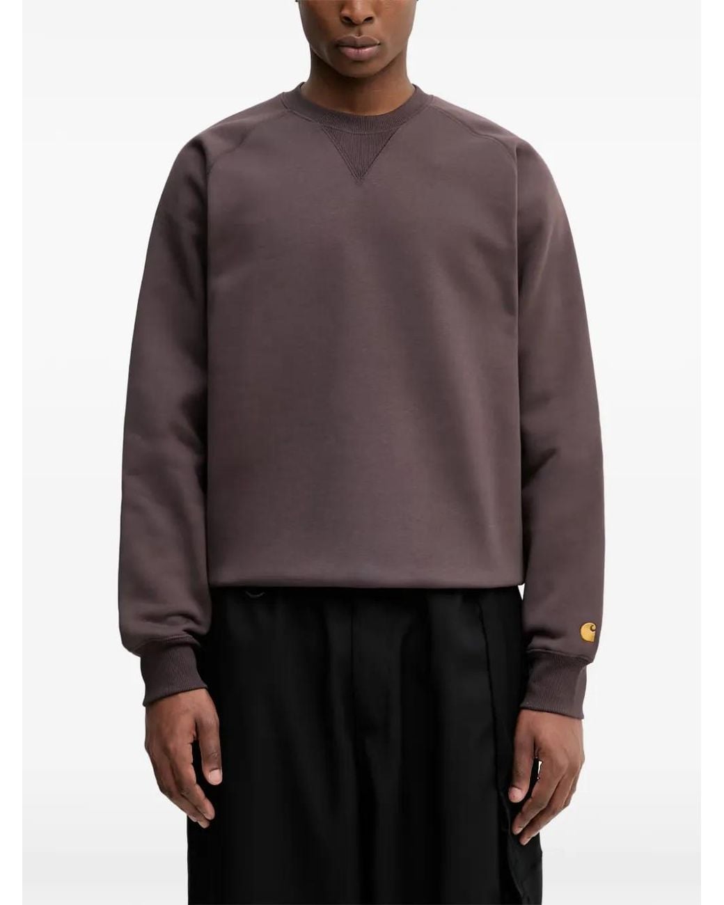 Carhartt Brown Chase Sweatshirt for men