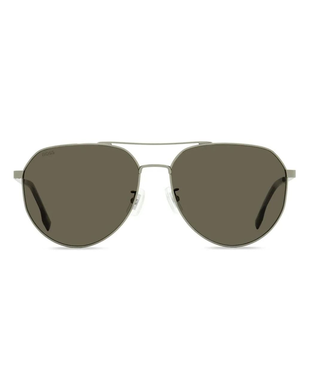 Boss Gray 1473/F/Sk Pilot-Frame Sunglasses for men