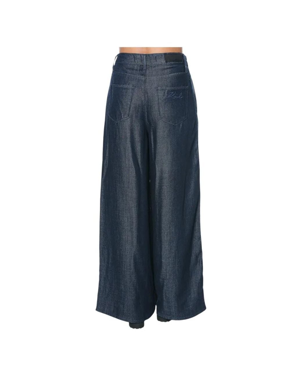 Karl Lagerfeld Blue Overlap Jeans