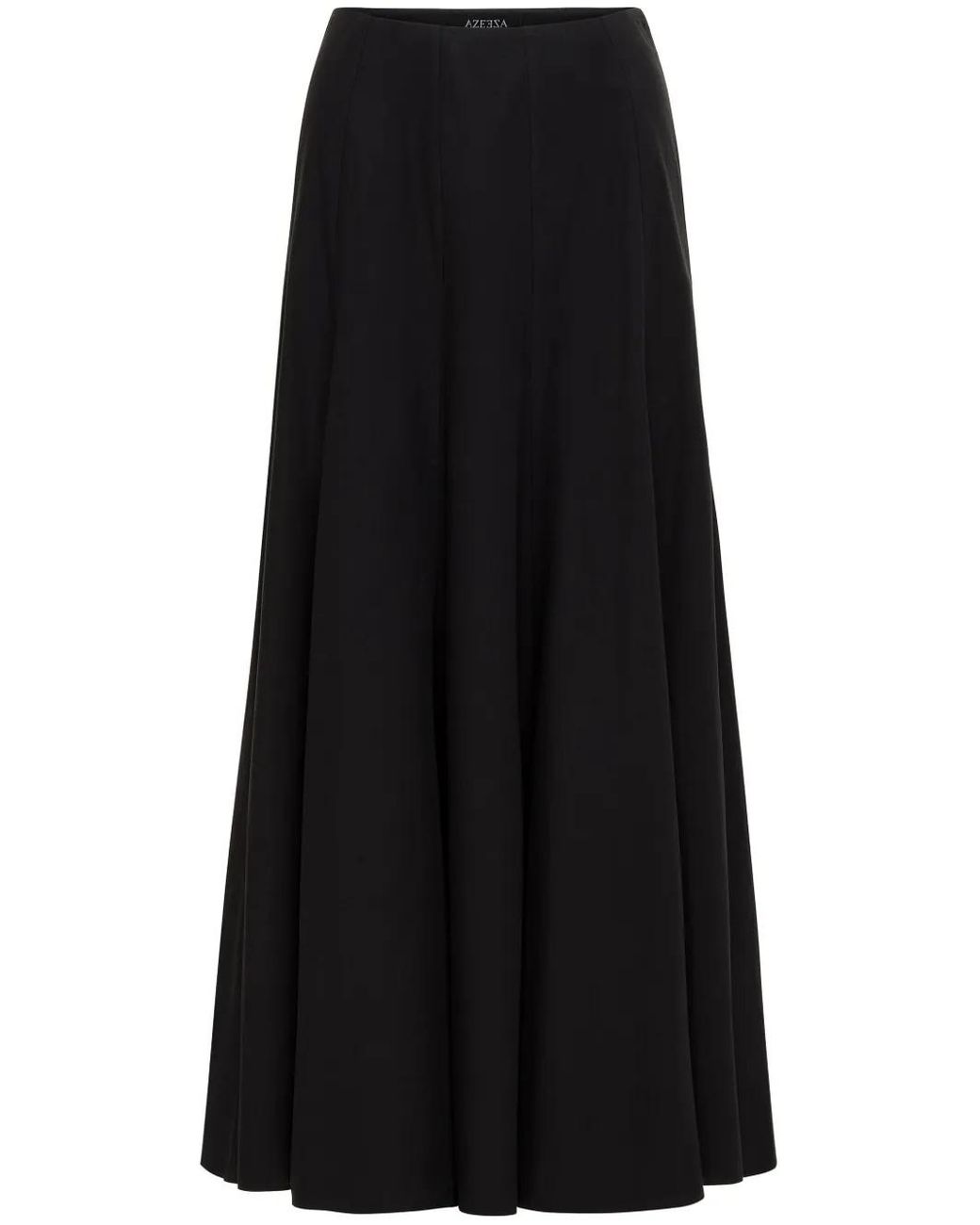 Azeeza Black Soren Midi Skirt