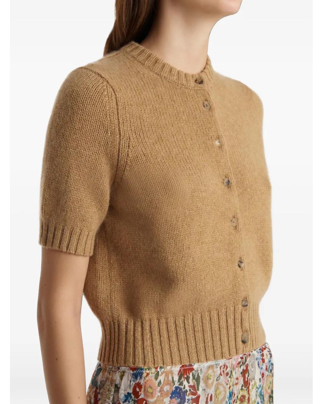 Khaite Brown Nora Cardigan