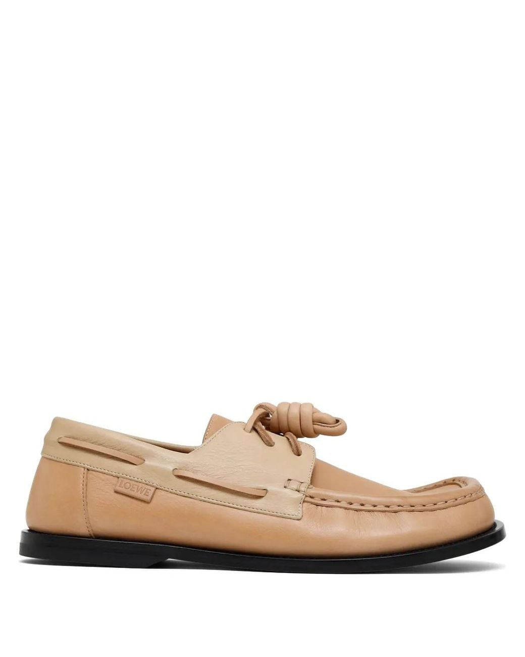 Loewe Natural Campo Boat Shoes for men