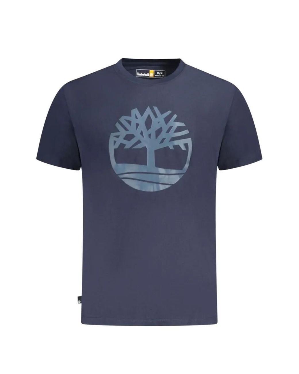 Timberland Blue Logo-Print T-Shirt for men