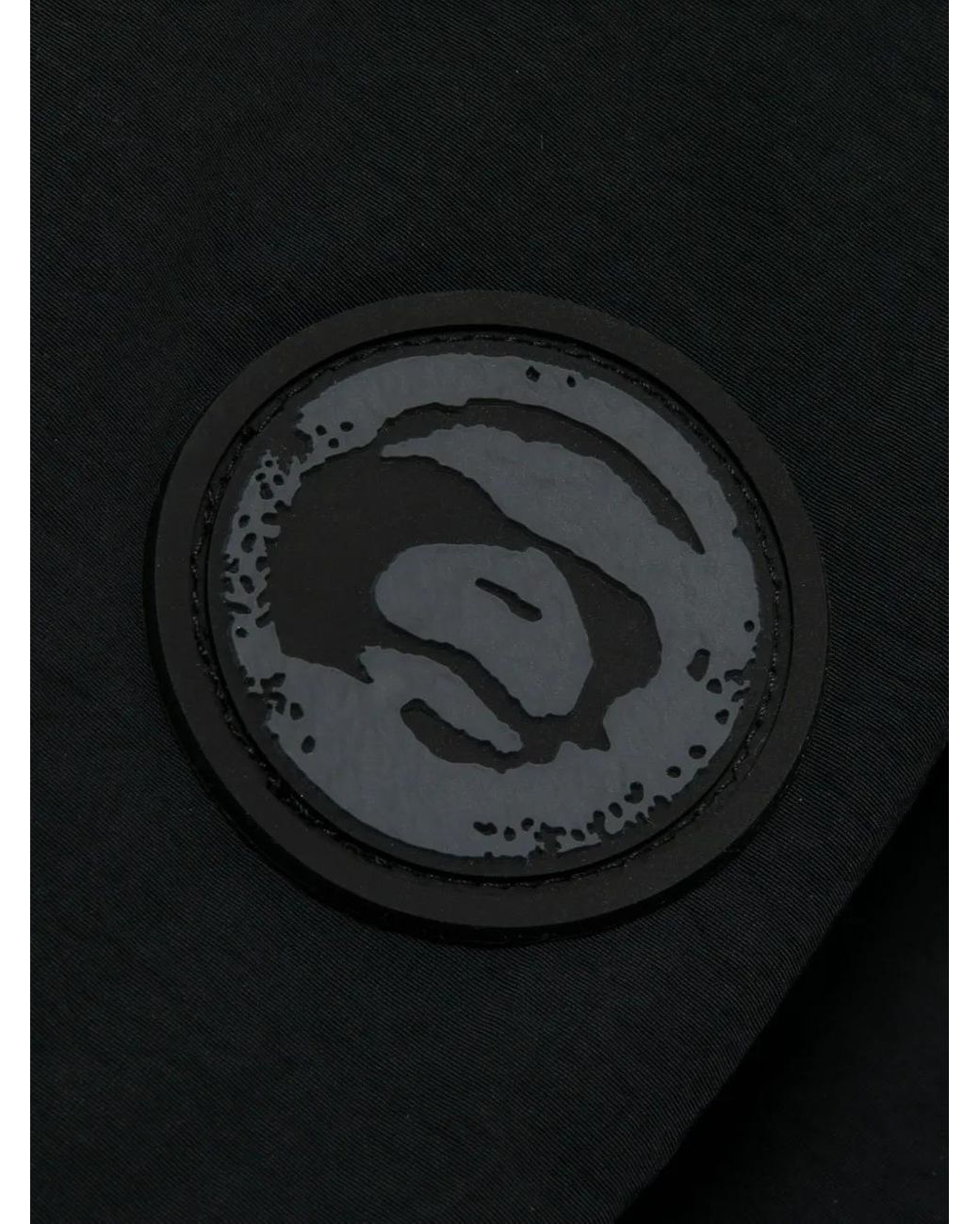 Aape By A Bathing Ape Black Hooded Pocket Jacket for men