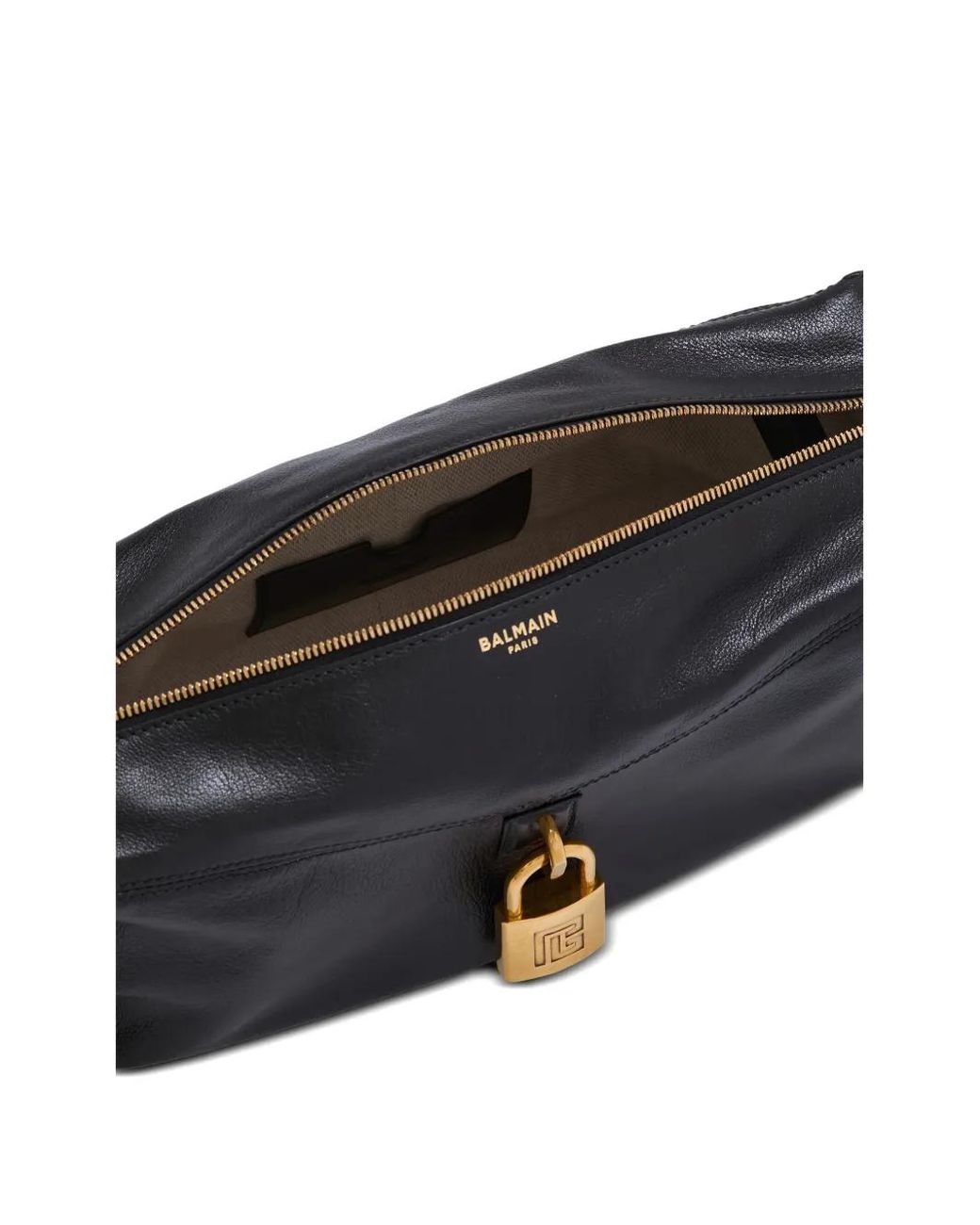 Borsa A Spalla Pulse Con Lucchetto di Balmain in Black da Uomo