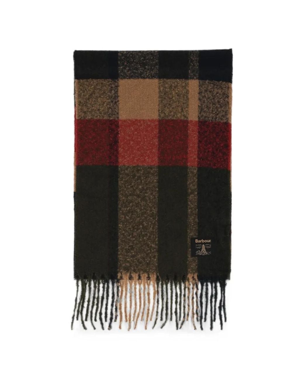 Barbour Black Westerdale Scarf for men