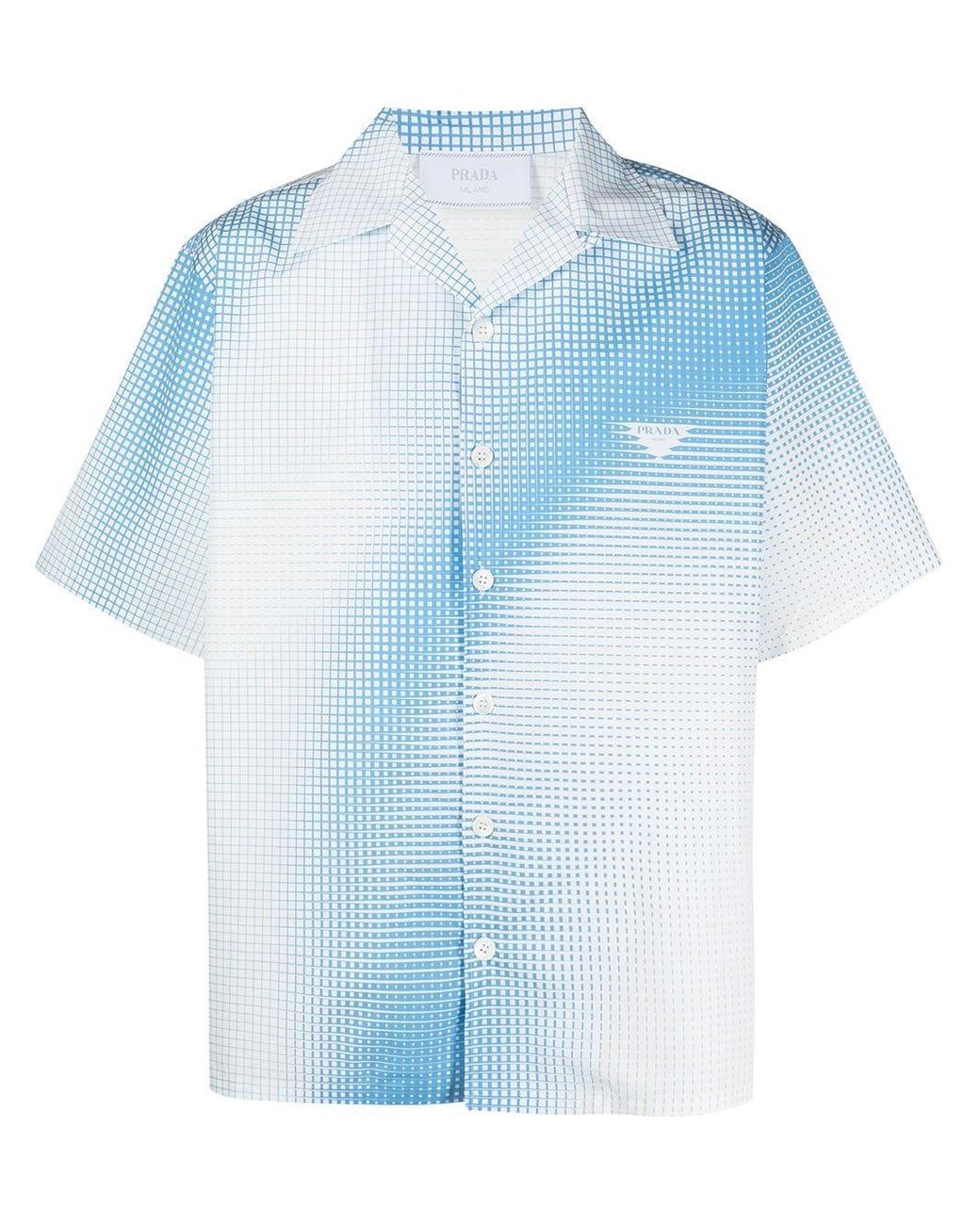 Prada Hemd mit Farbverlauf-Optik in Weiß für Herren | Lyst DE