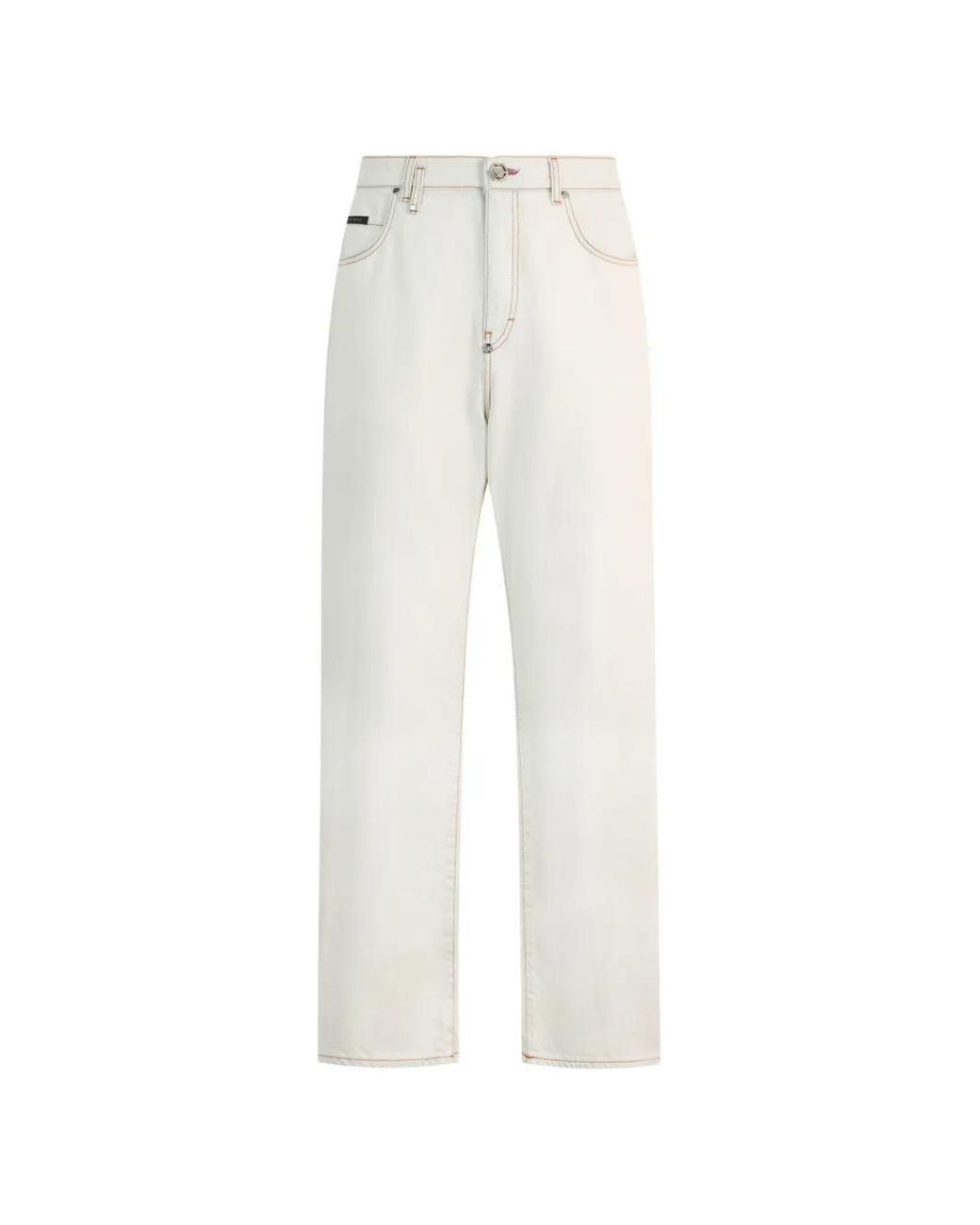 Philipp Plein White Beach Boy Jeans for men
