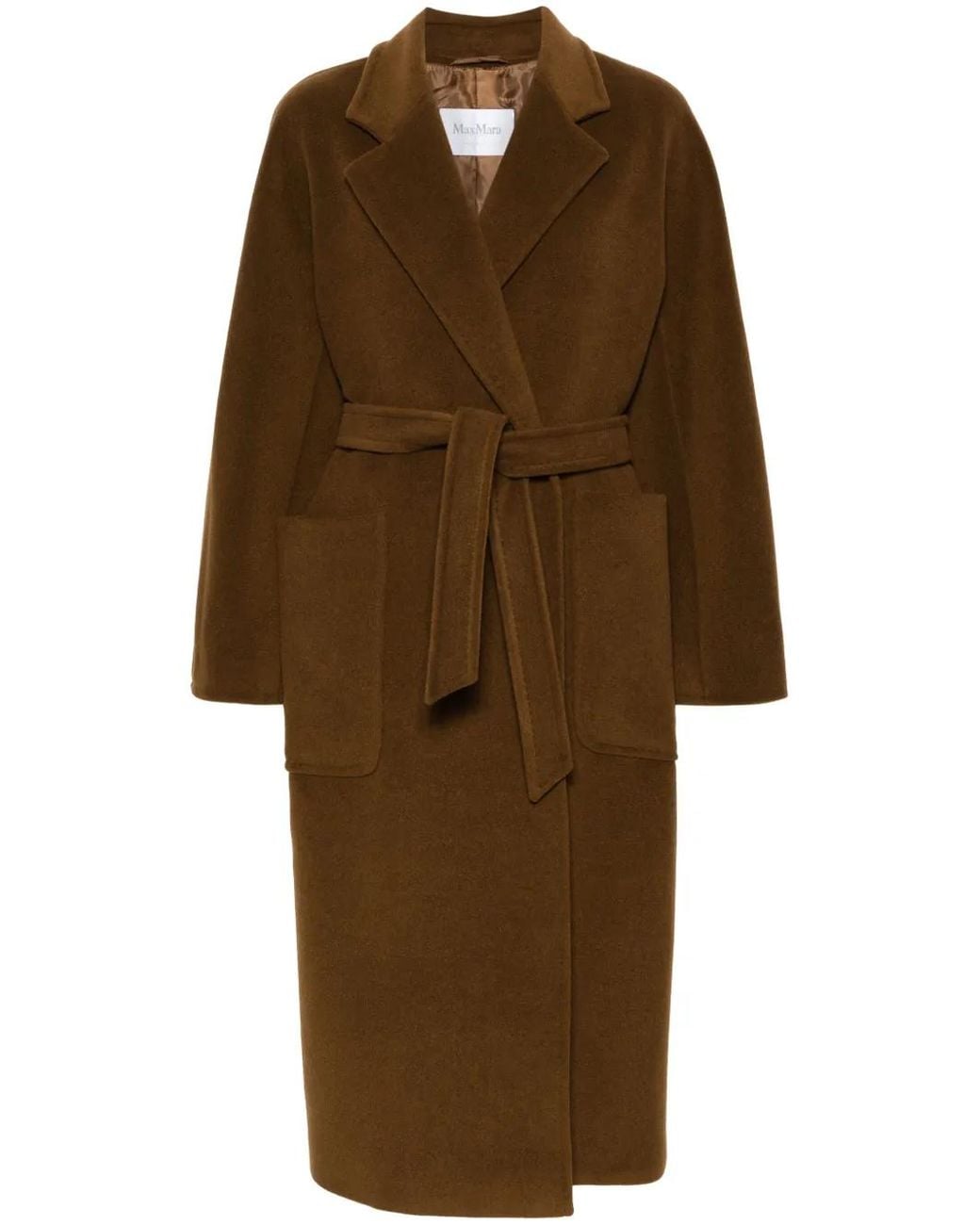 Max Mara Natural Wool Long Coat