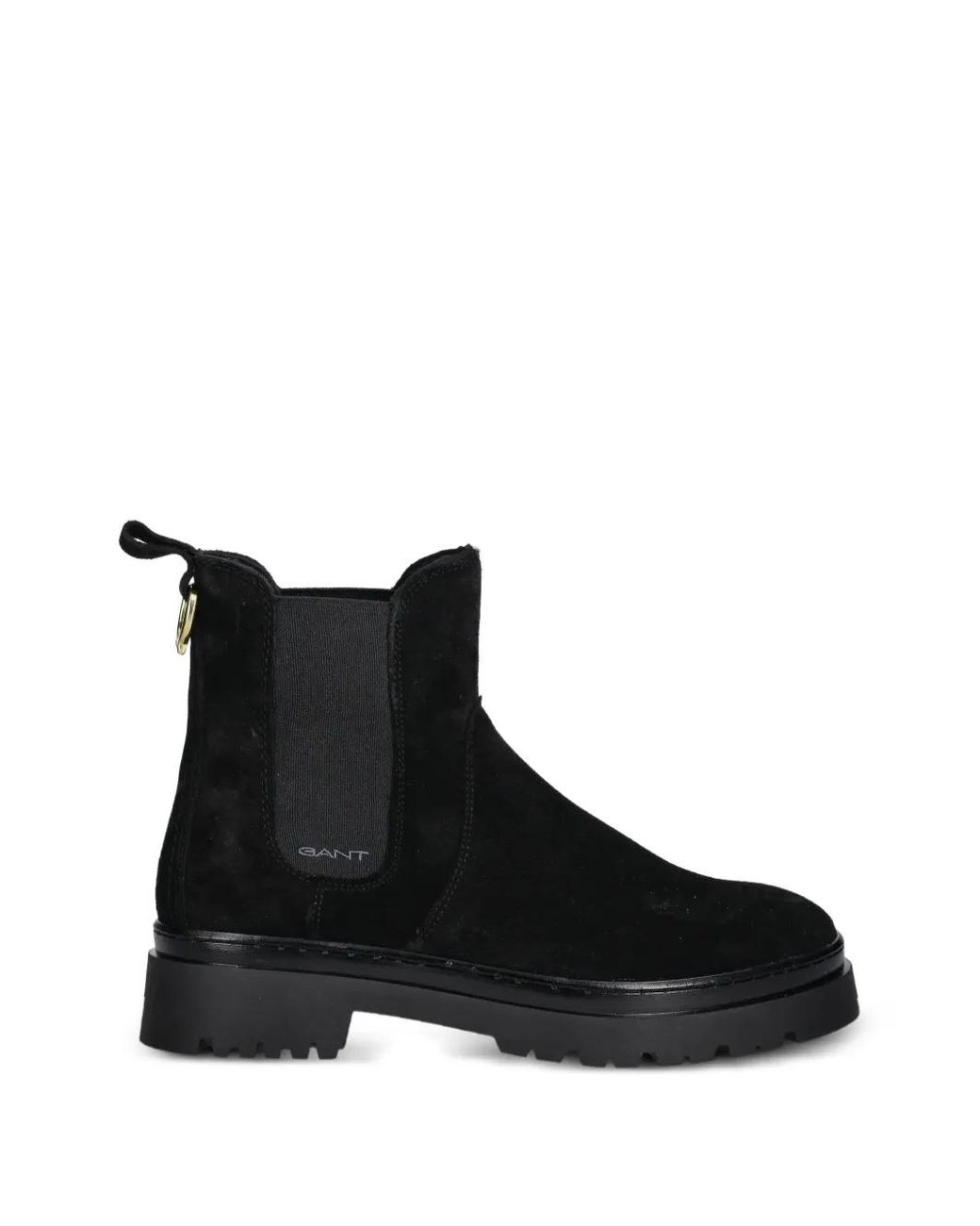 Gant Black Bottines Aligrey À Semelle Crantée Et Languette
