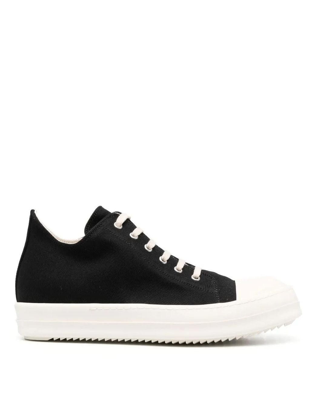 Rick Owens Black Low-top Sneakers for men