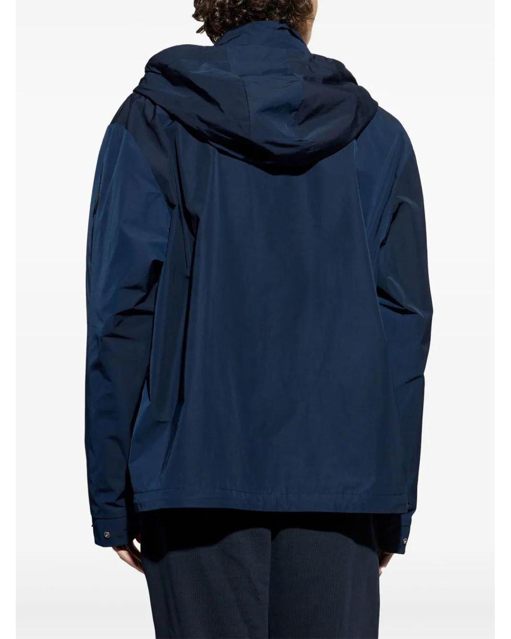 Moncler Blue Lacha Hooded Jacket for men