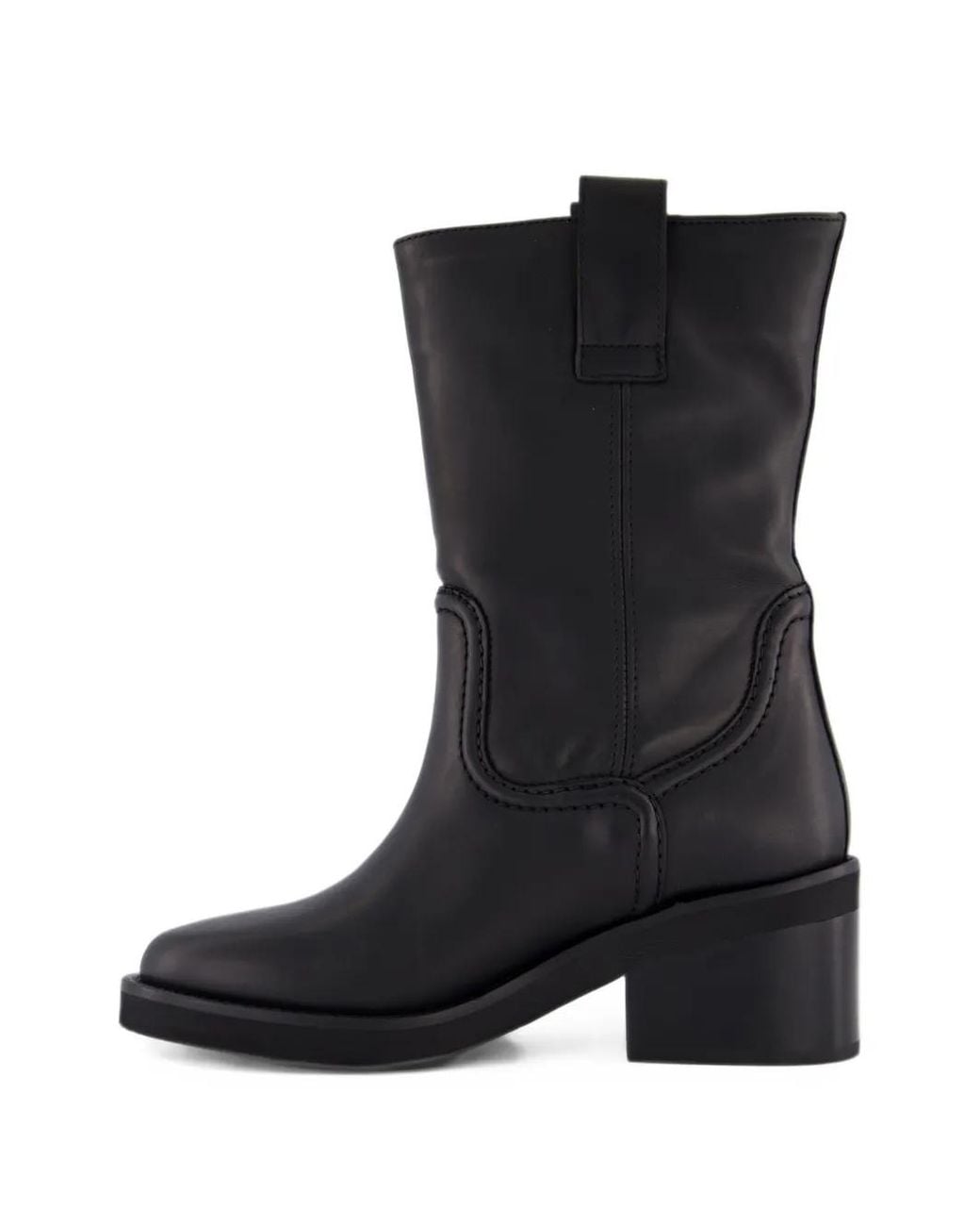 Nubikk Black Cassy Slouch Boots
