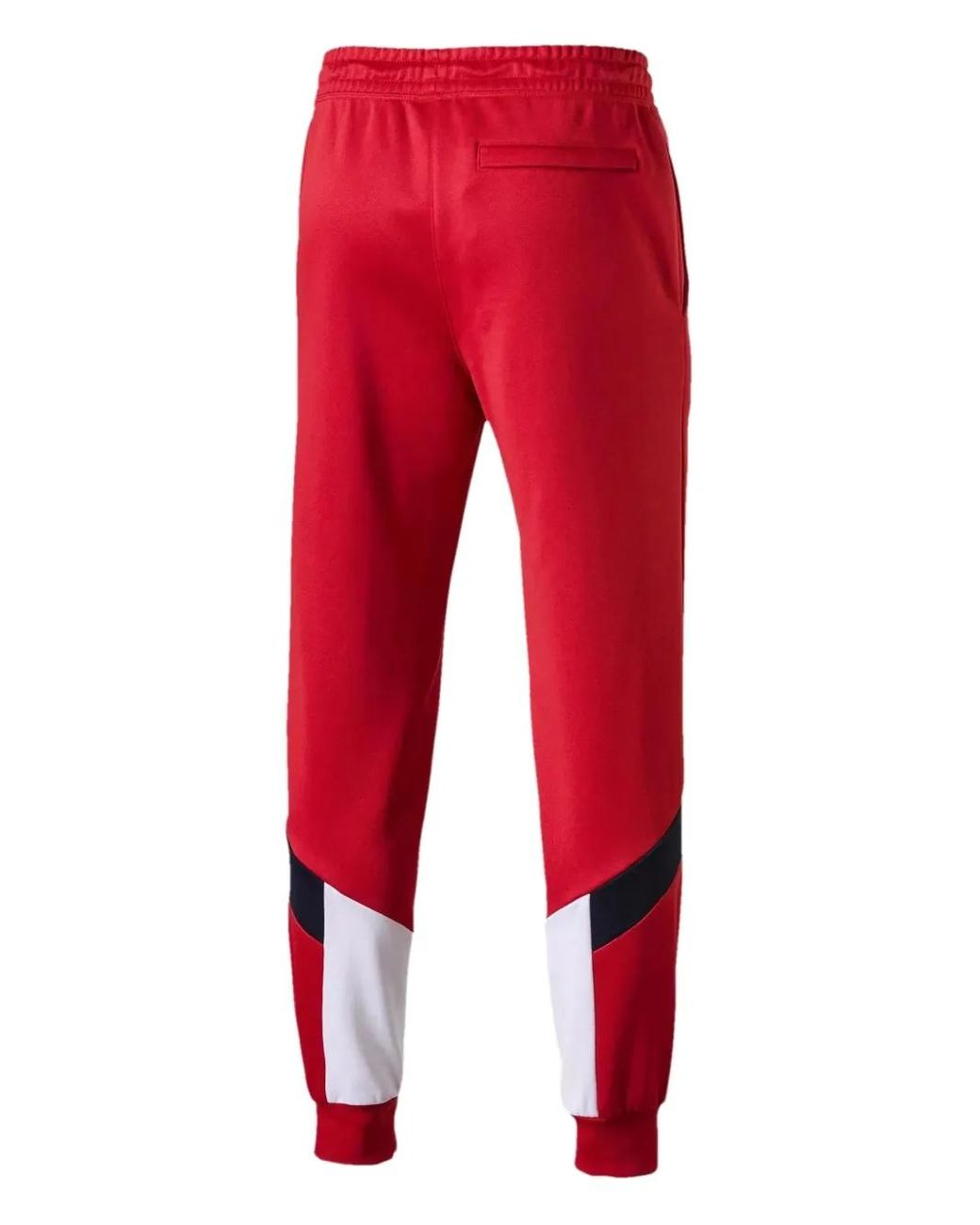 PUMA Red Iconic Mcs Colour-Block Track Pants for men