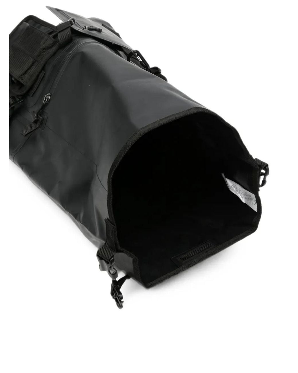 Oakley Black Roll-Top Buckled Backpack for men