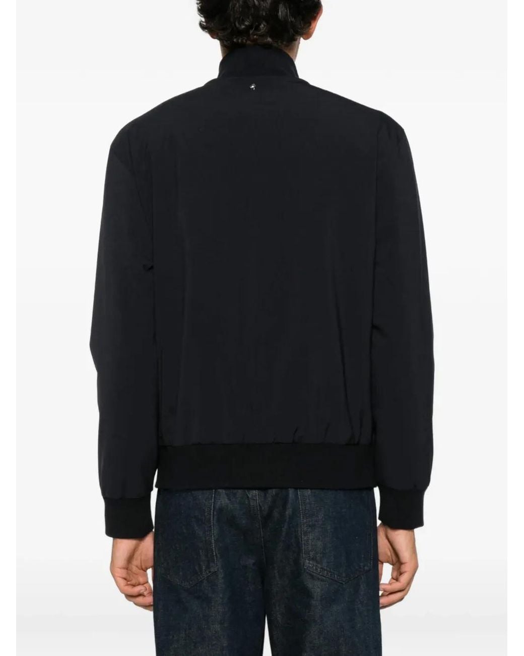 Montecore Black Veste Bomber À Fermeture Zippée for men