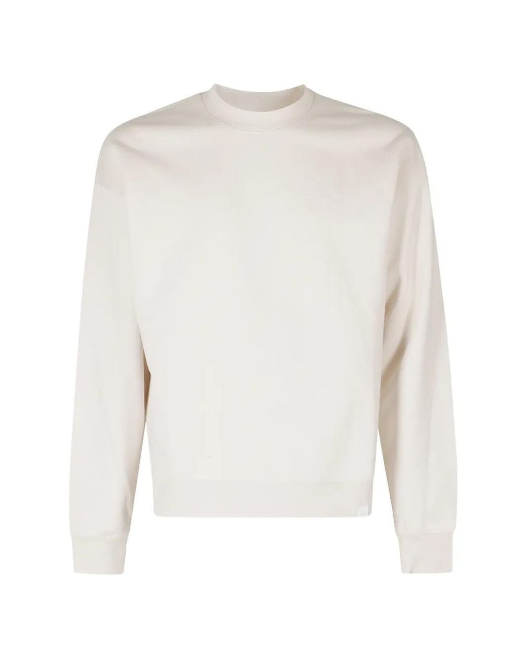 Woc White Crew-Neck Sweater for men