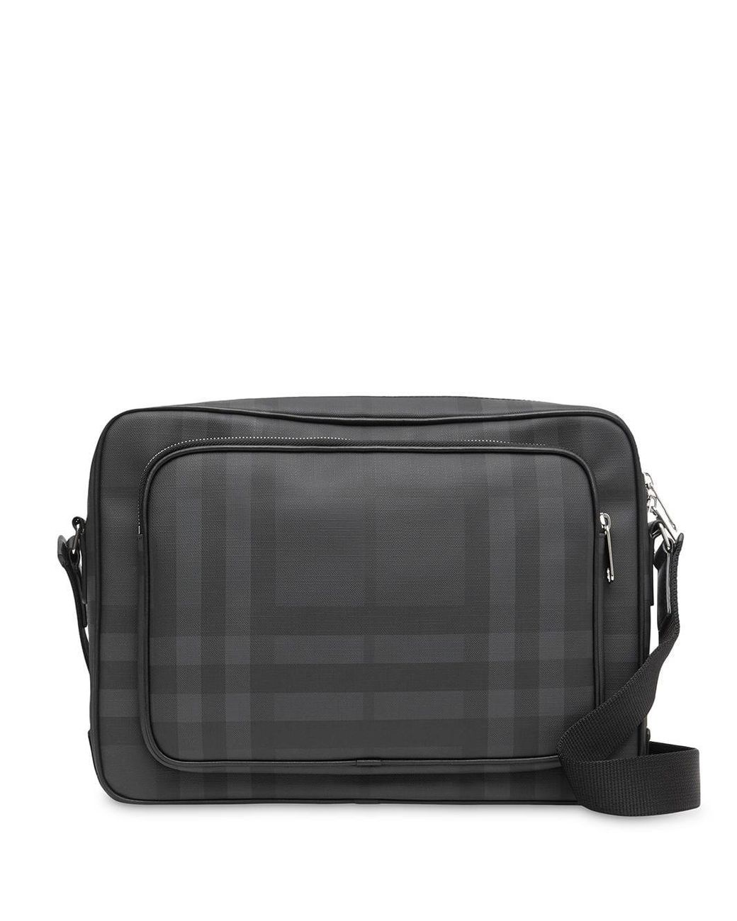 Burberry Messenger Tas Met London Ruit in het Grijs voor heren Lyst NL