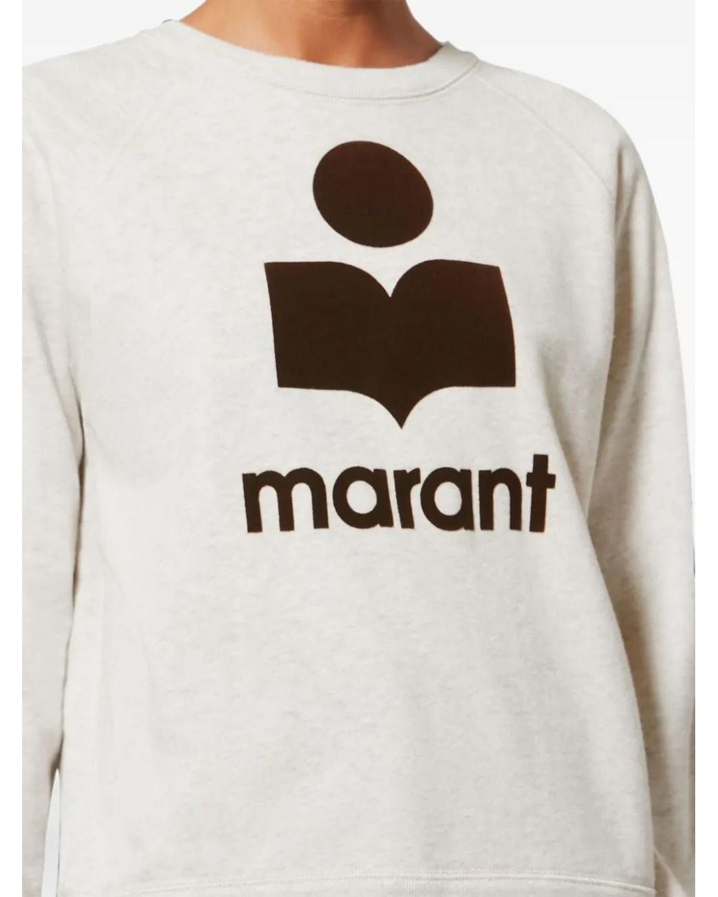 Isabel Marant White Millyny Cotton Sweatshirt