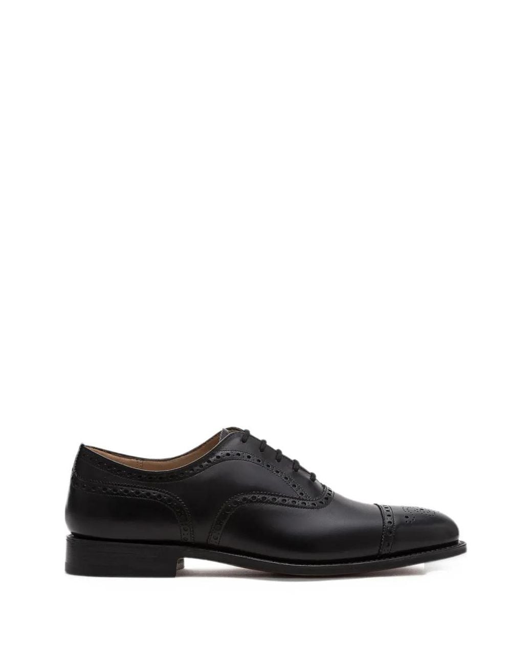 Church's Black Diplomat Leather Oxford Shoes for men