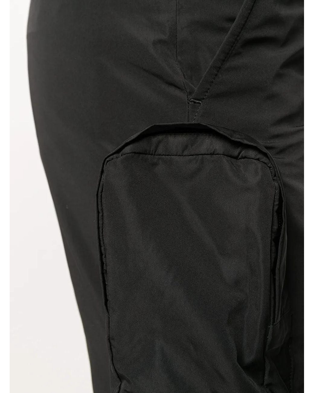 Undercover Black Slim-Fit Cargo Trousers for men