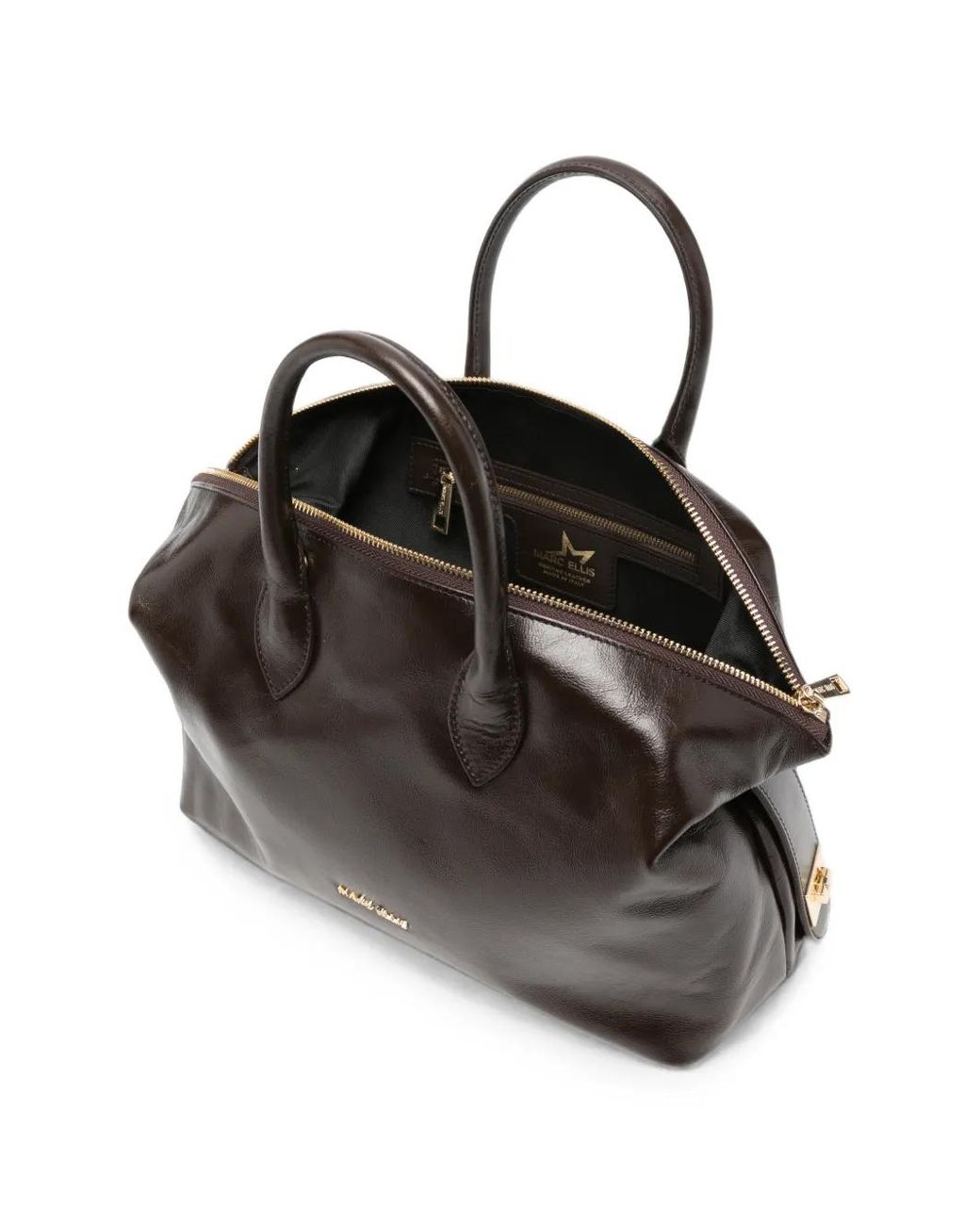 Marc Ellis Black Softy Leather Tote Bag