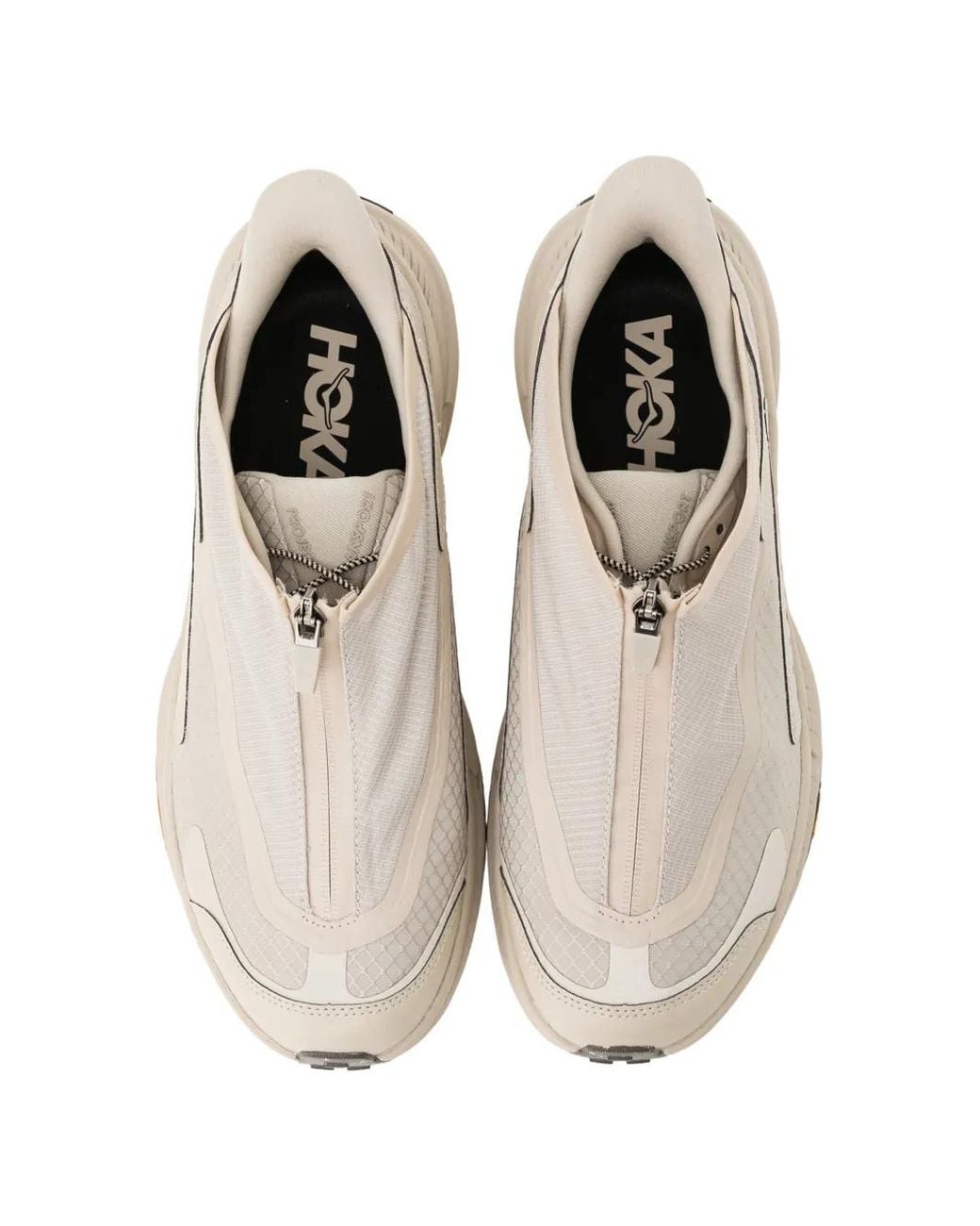Hoka One One White Project Transport Sneakers