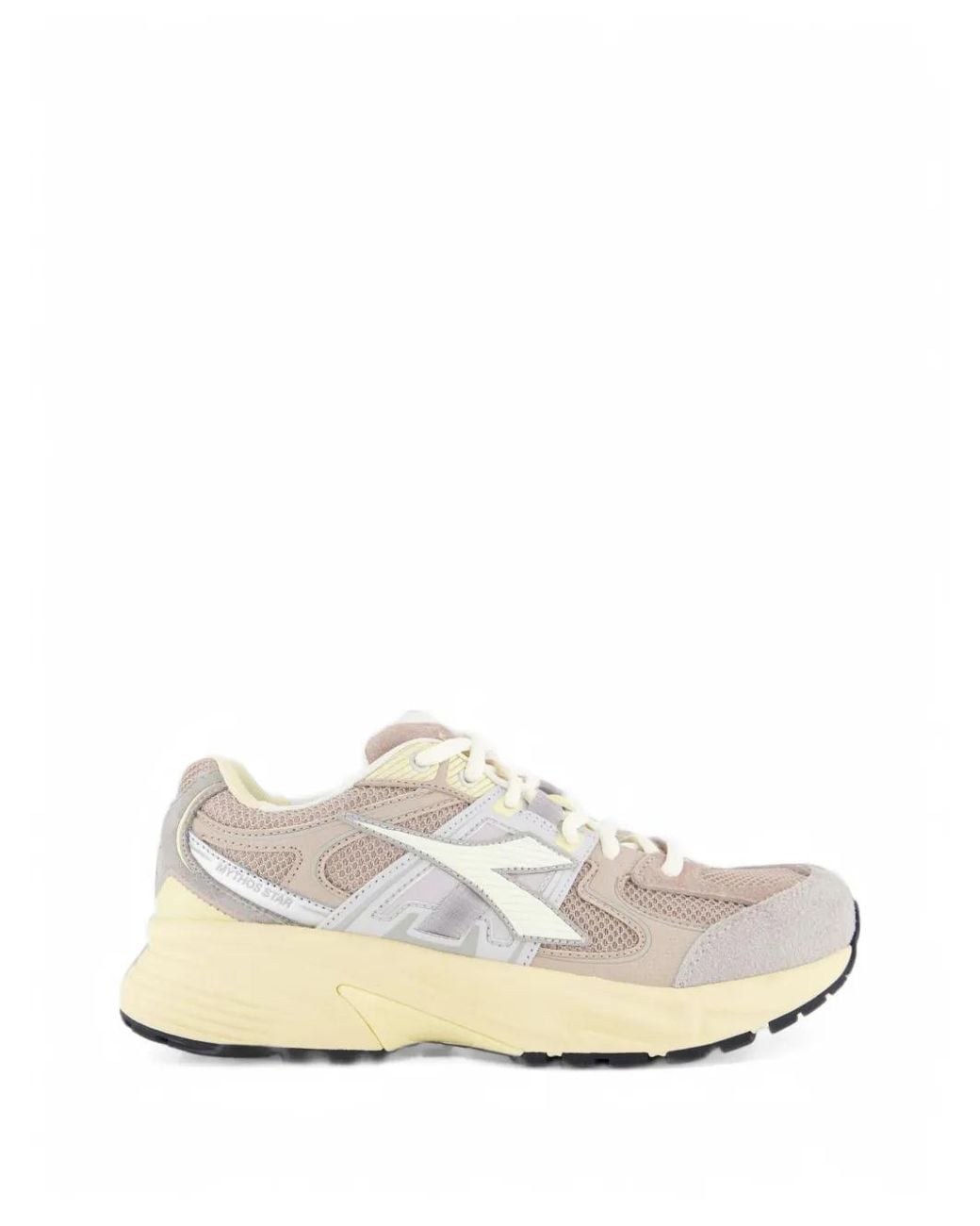 Diadora White Mythos Star Panelled Sneakers
