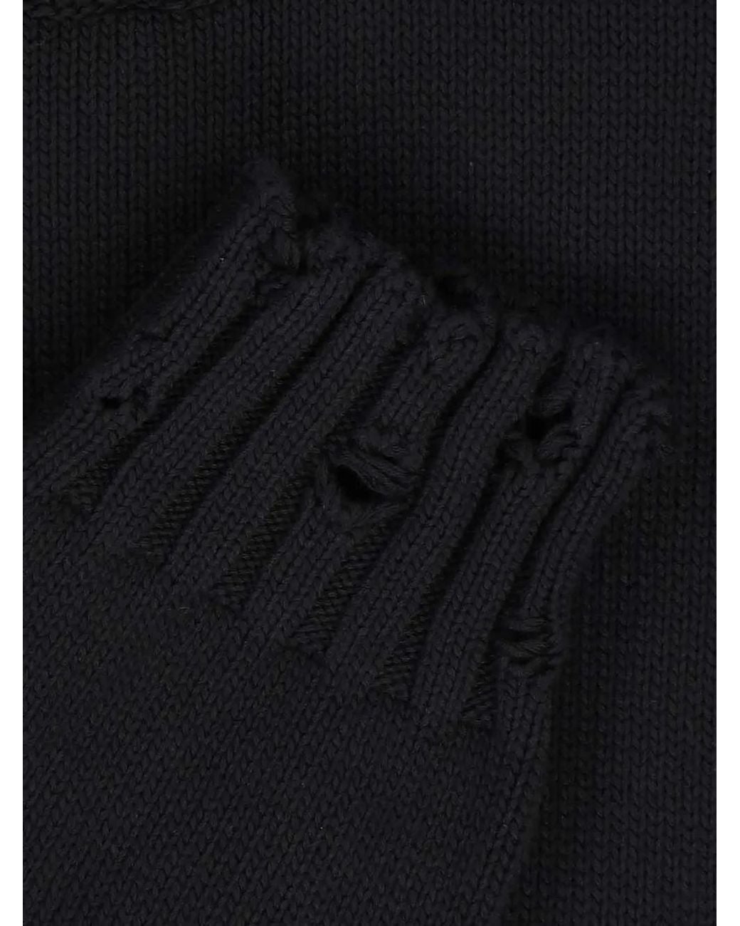 Marni Black Cotton Knitted Sweater for men