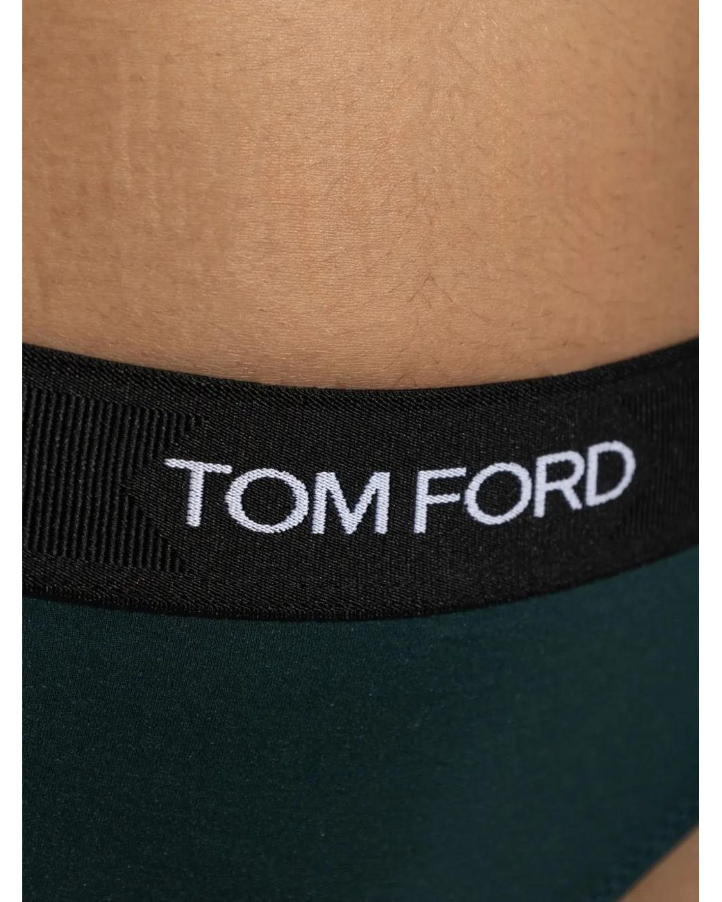 Tom Ford Black Logo-Band Briefs