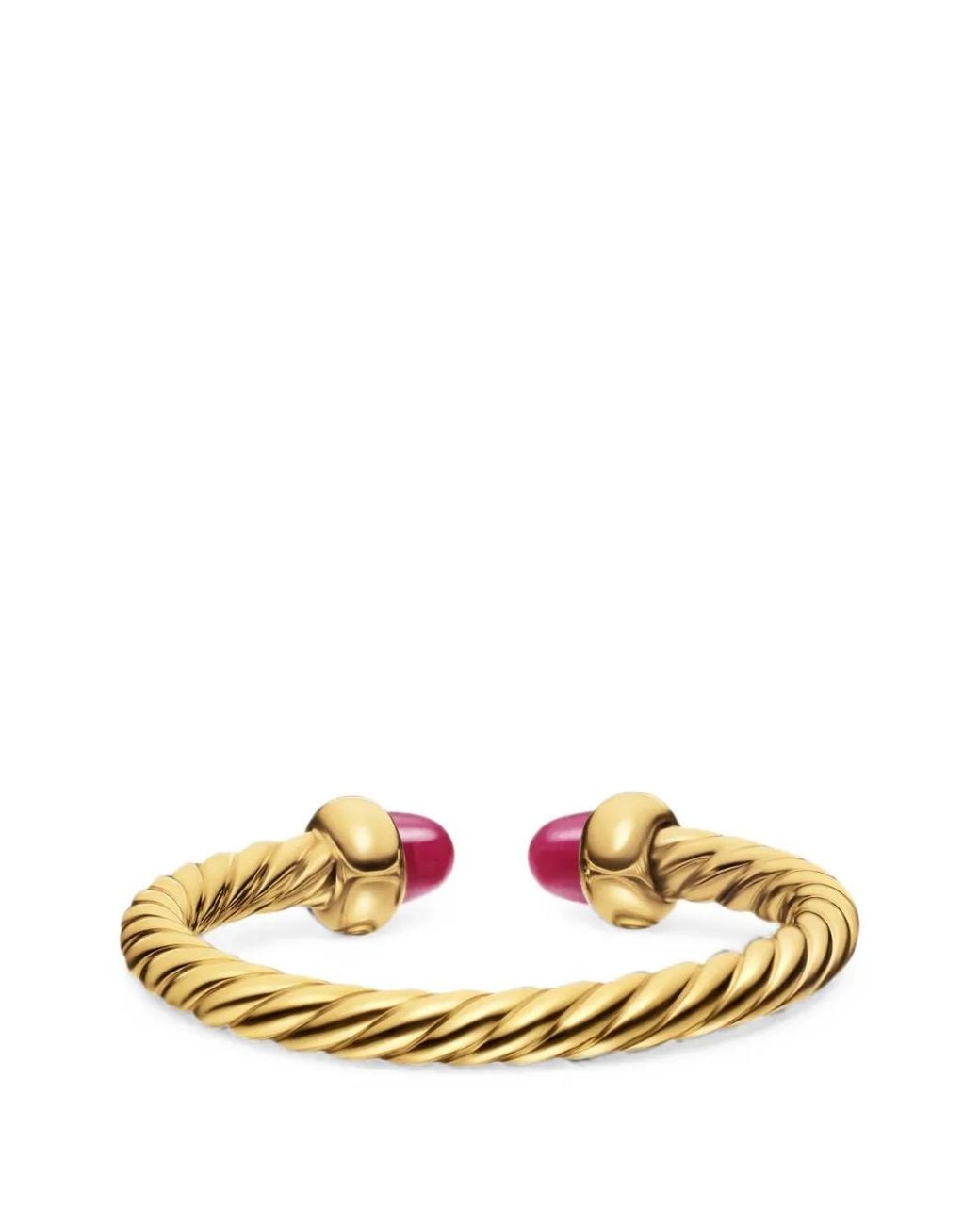 David Yurman Metallic Cablespira Ruby Ring