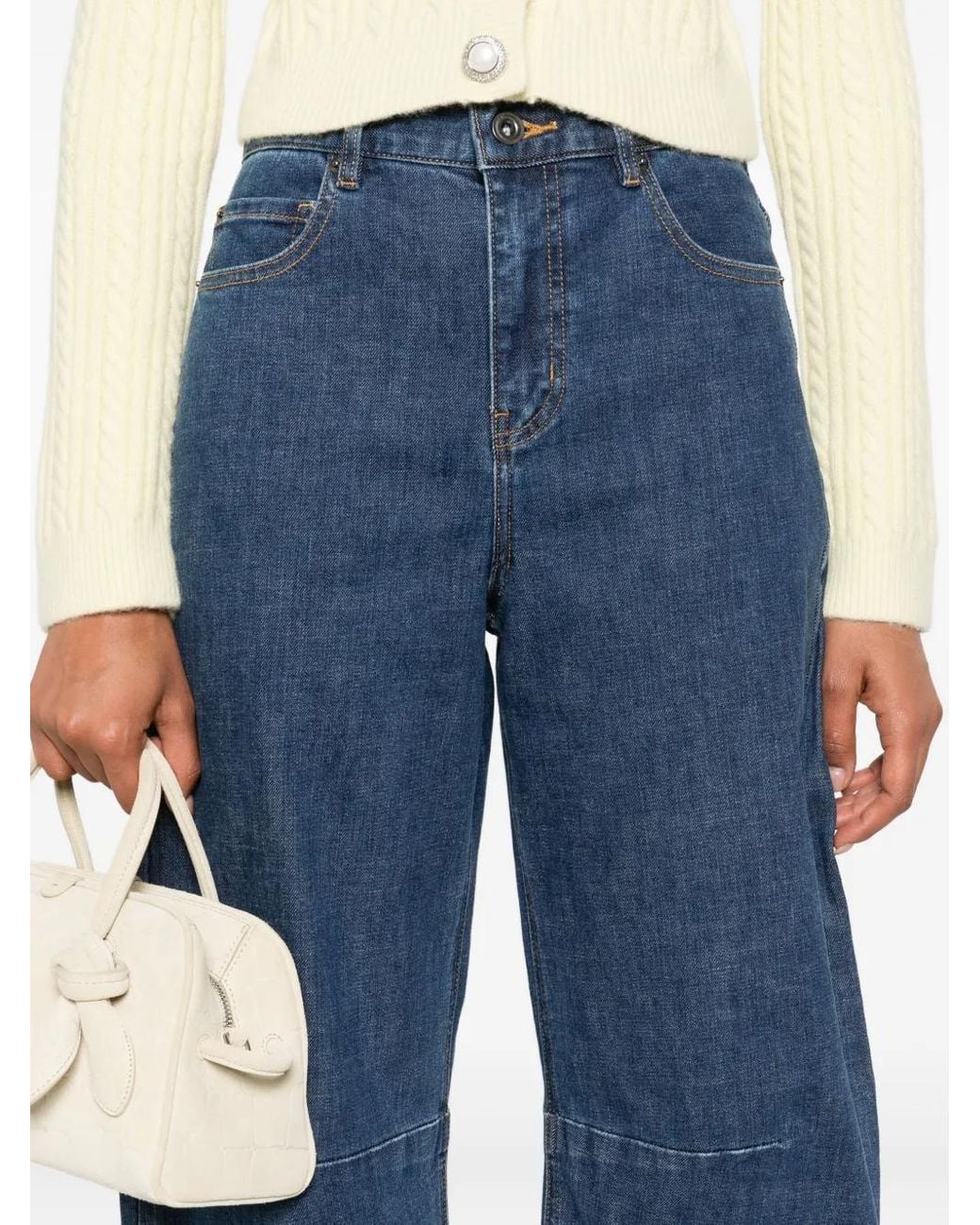 Self-Portrait Blue Five-Pockets Jeans