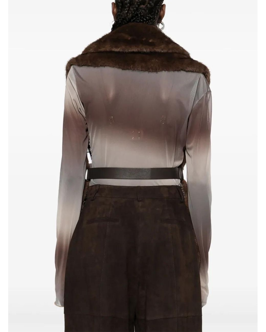 P.A.R.O.S.H. Black Belted Gilet