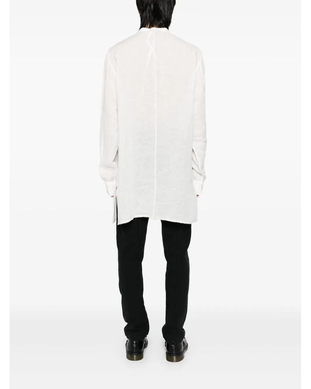 Label Under Construction Button-Up Overhemd in het White voor heren