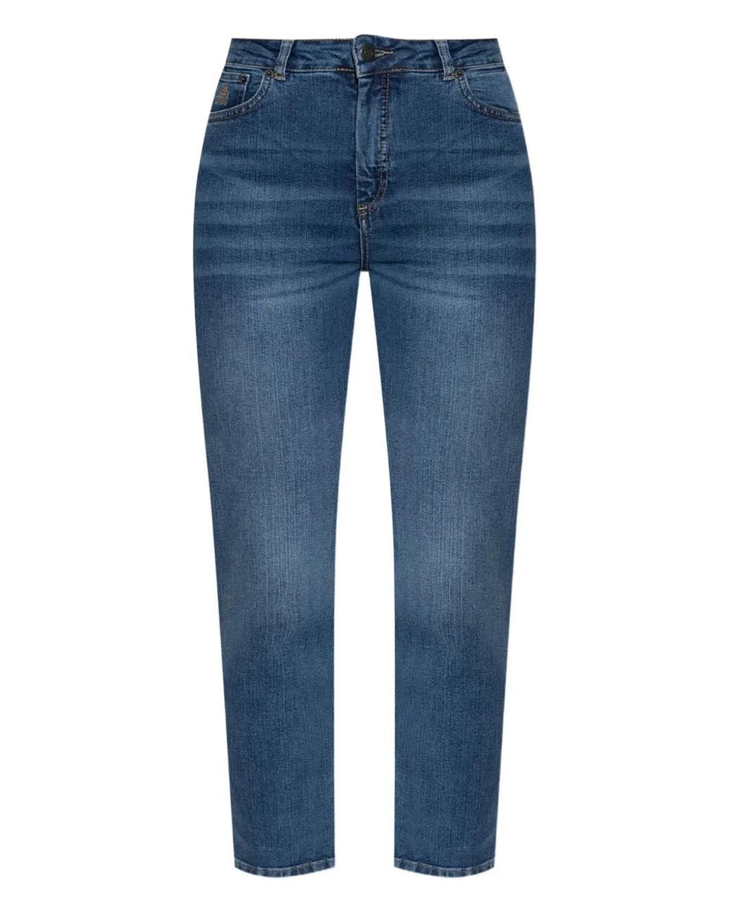 Munthe Blue Stretch-Cotton Jeans