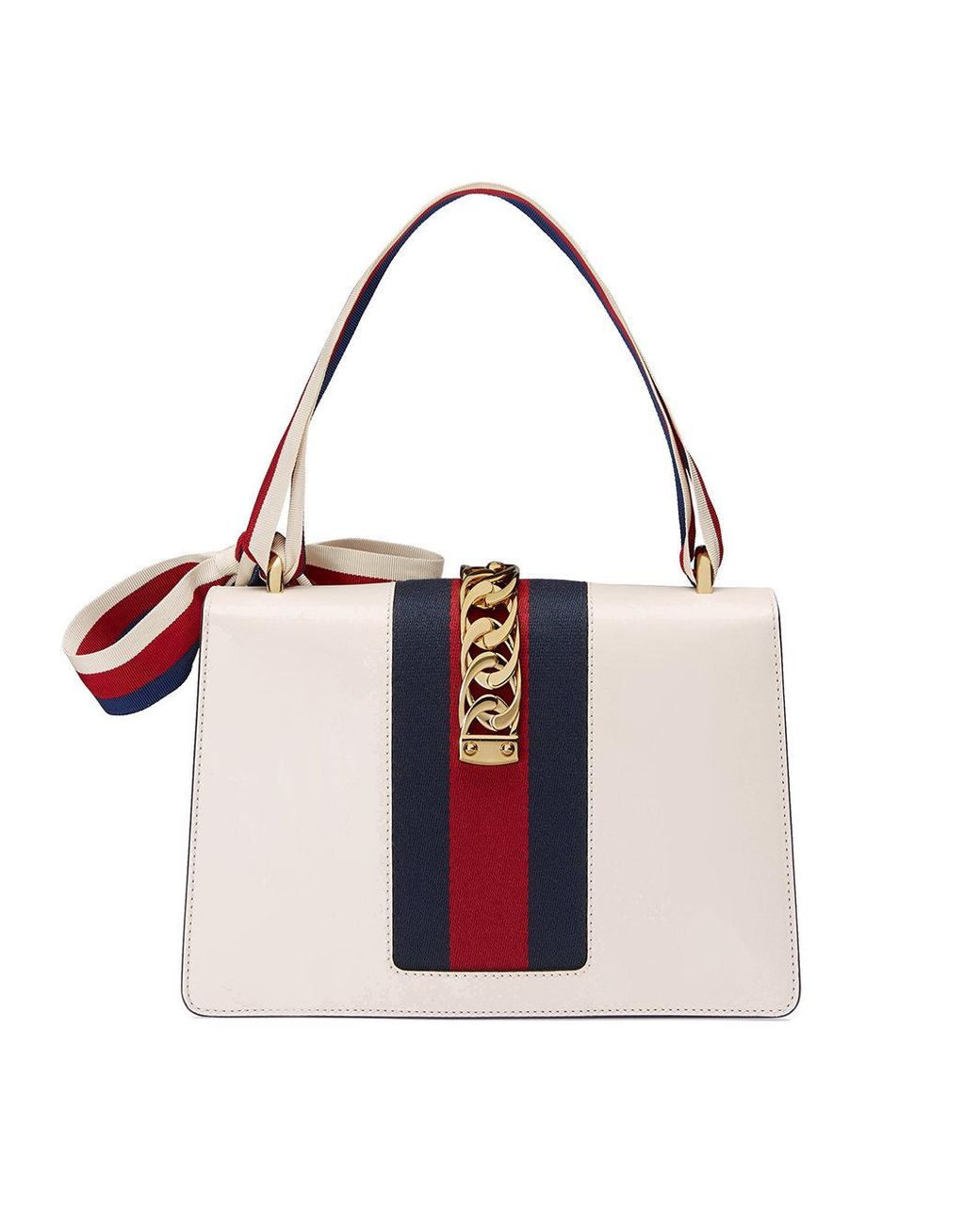 gucci sylvie small white