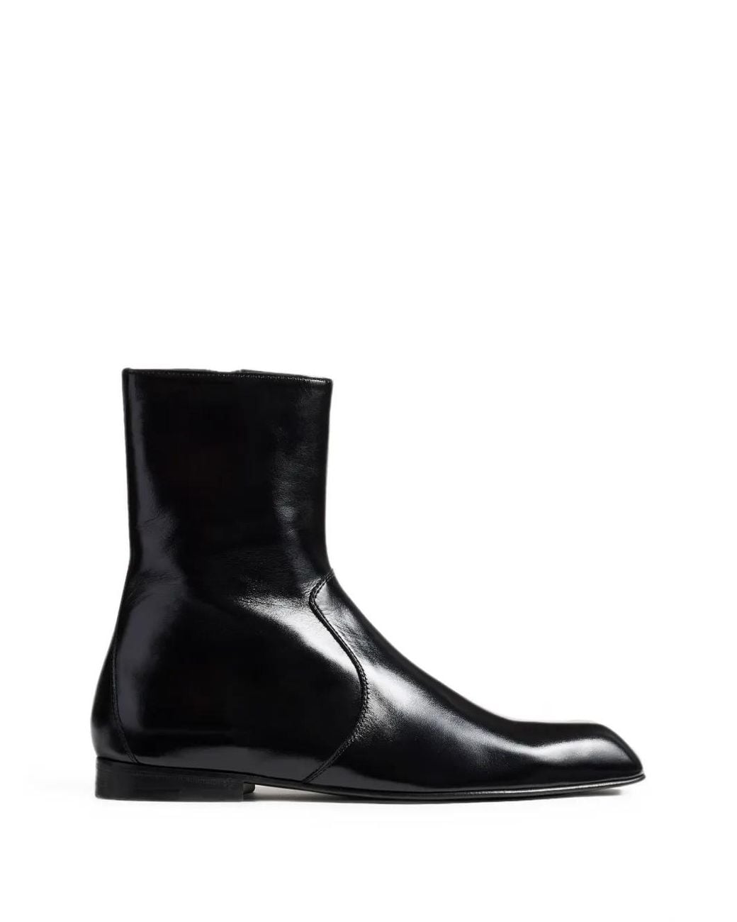 Khaite Black "Colt" Ankle Boot