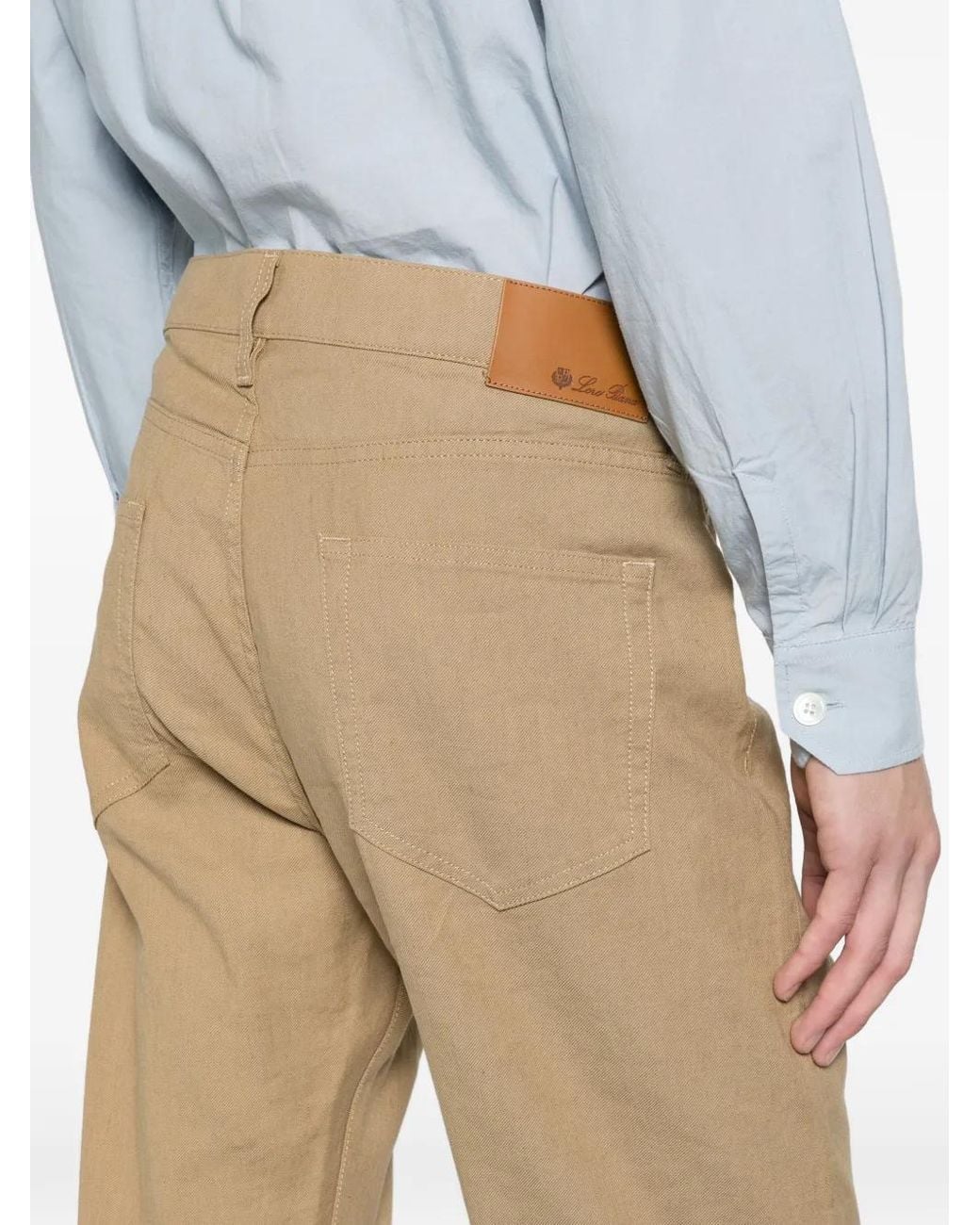 Loro Piana Natural Quarona Five-Pocket Trousers for men