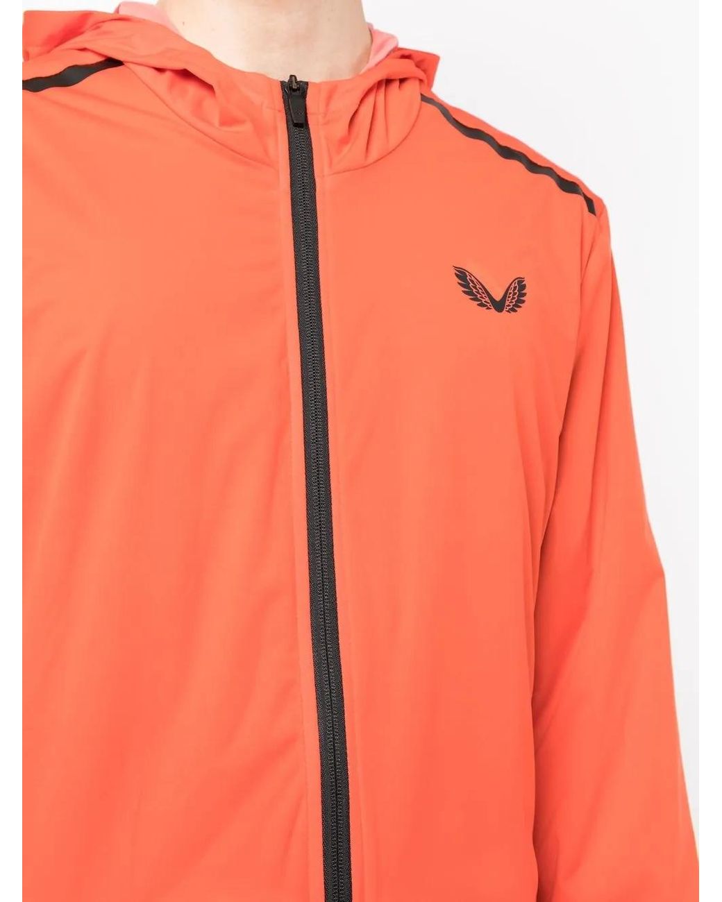 Castore Orange Veste À Logo Imprimé for men