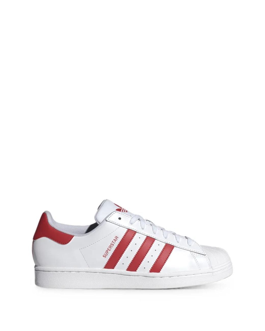 Adidas White Superstar Shell-Toe Sneakers for men