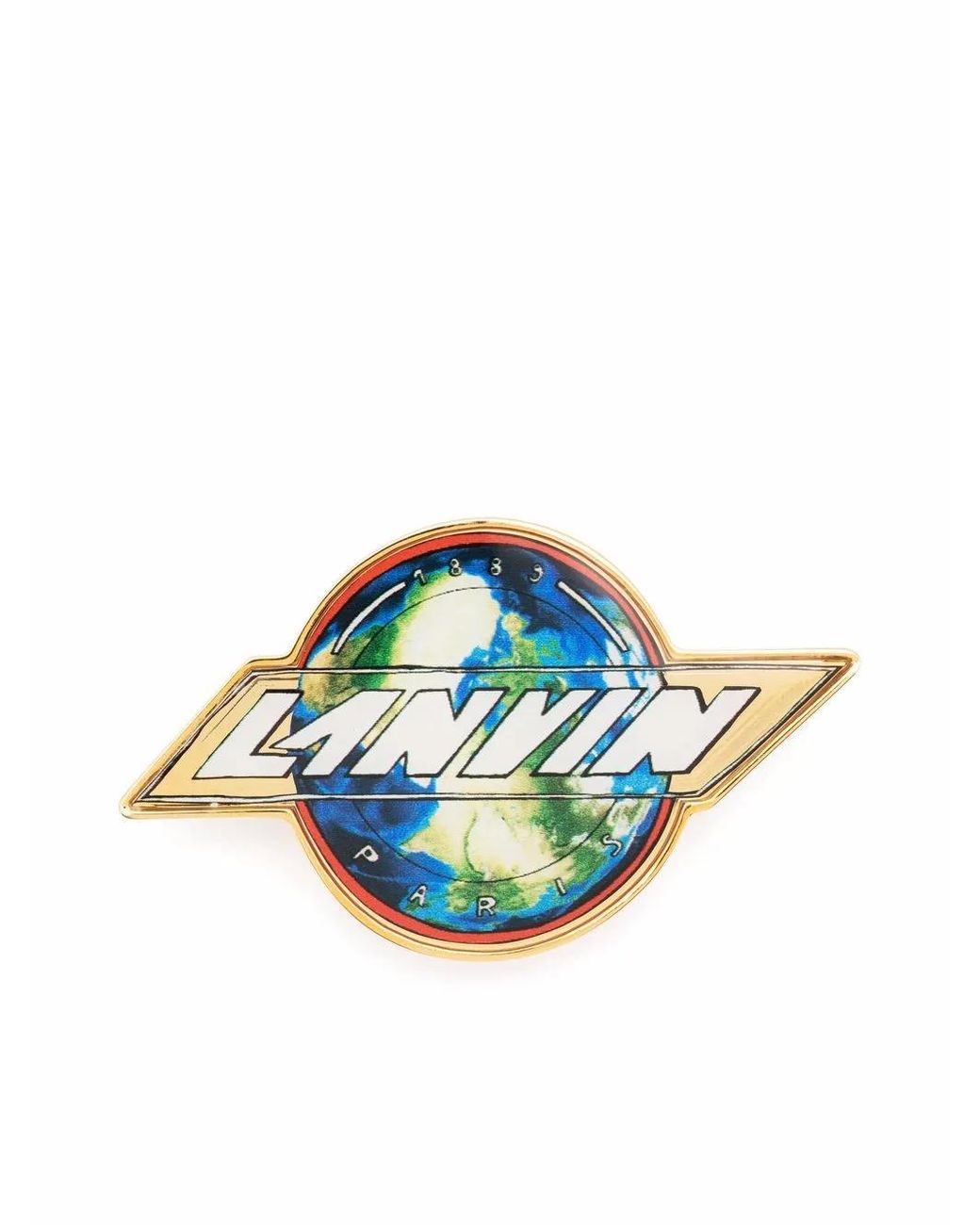 Broche Con Logo Lanvin de hombre de color Blue