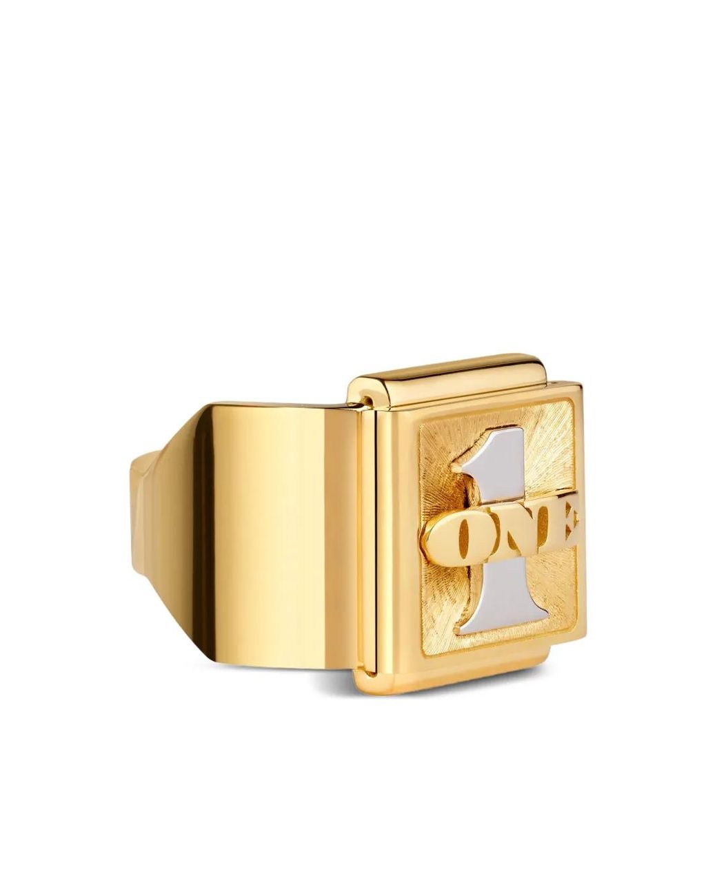 Marie Lichtenberg Metallic 18K Small Buck Ring