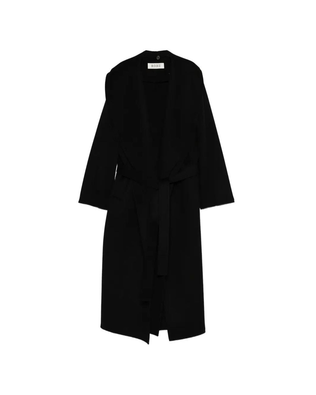 Cappotto Con Sciarpa di Rohe in Black