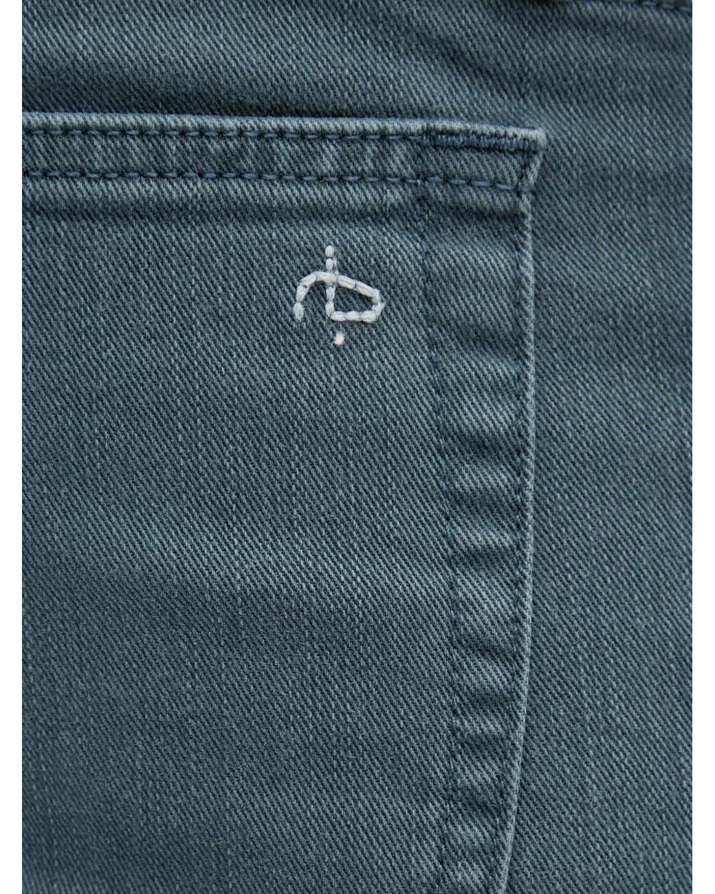 Vaqueros Con Parche Del Logo Rag & Bone de hombre de color Blue