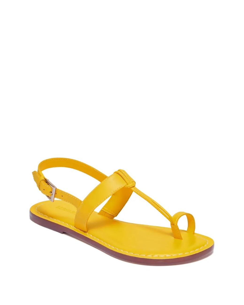 Bernardo Yellow Thong-Strap Sandals
