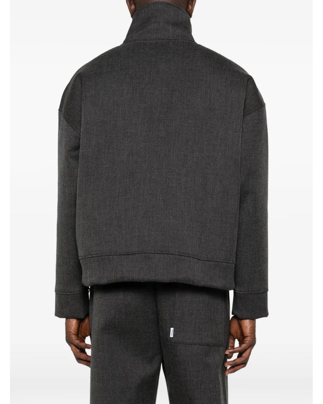 Bonsai Black Half-Zip Sweatshirt for men