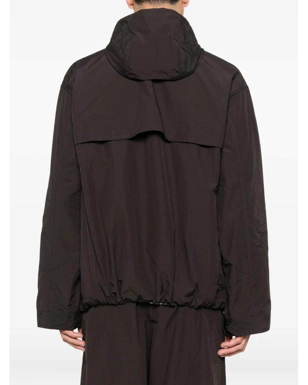Cortavientos Con Capucha Studio Nicholson de hombre de color Black
