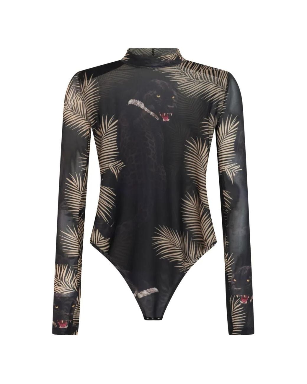 Philipp Plein Black Body Panthere Prive En Tulle