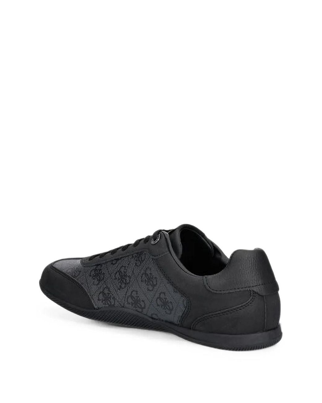 Guess Black Katas Logo-Print Panelled Sneakers for men