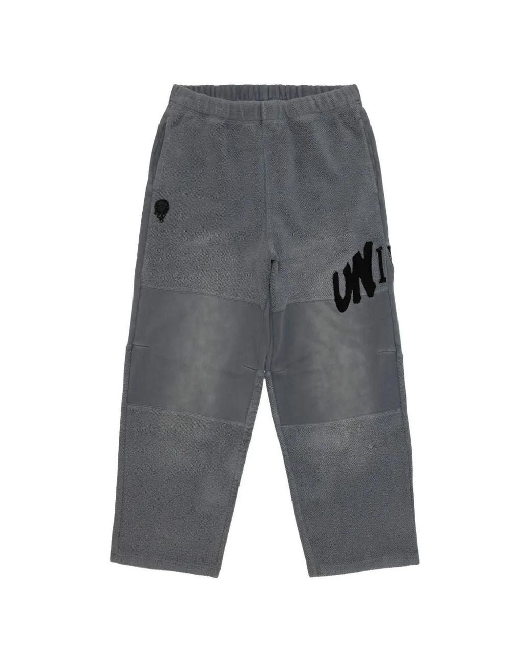 Aape By A Bathing Ape Gray Aapeunvs Logo-Embroidered Track Pants for men